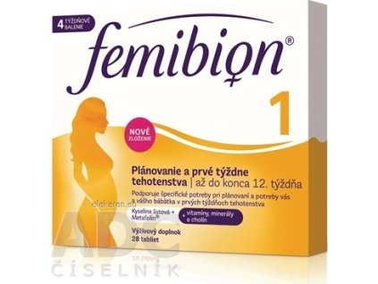 Femibion 1 Plánovanie a prvé týždne tehotenstva - 1x28 ks