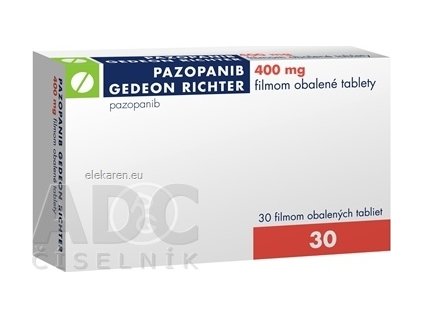 Pazopanib Gedeon Richter 400 mg - 1x30 ks