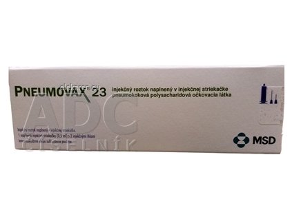 PNEUMOVAX 23 SOL IRU 1X0,5ML (STRIE