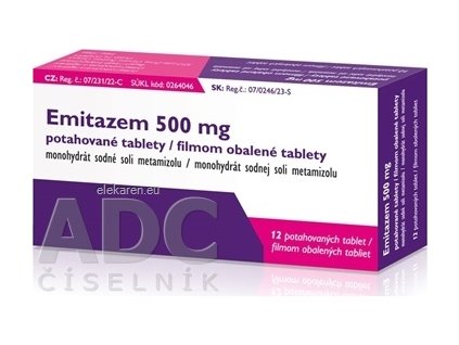 EMITAZEM 500MG TBL FLM 12