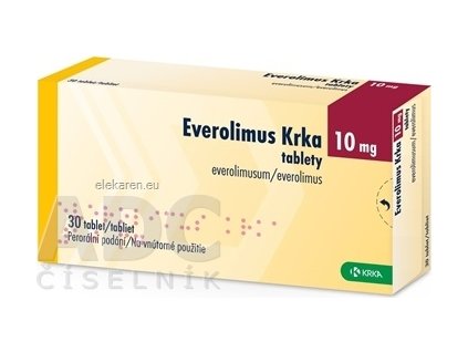 Everolimus Krka 10 mg - 1x30 ks