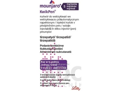 Mounjaro 5 mg/dávka KwikPen - 4 ml