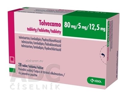 Tolvecamo 80 mg/5 mg/12,5 mg - 1x28 ks