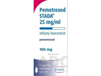PEMETREXED STADA CON INF 100MG 4ML