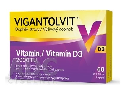VIGANTOLVIT D3 2000 IU - 1x60 ks