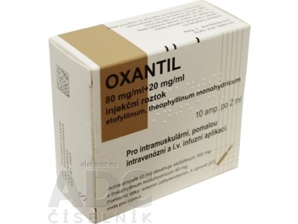 OXANTIL 80+20MG/ML SOL INJ 10X2ML