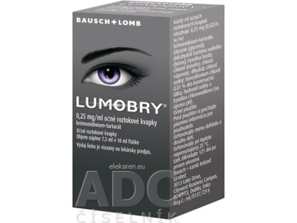 LUMOBRY 0,25MG/ML INT OPO 7,5 ML