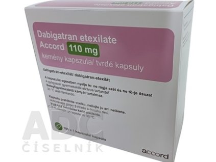 Dabigatran etexilate Accord 110 mg - 180x1 ks