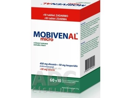 MOBIVENAL micro - tbl flm 60+10 zadarmo (70 ks)