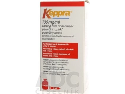 KEPPRA SOL POR 100MG/ML 150ML STR5M