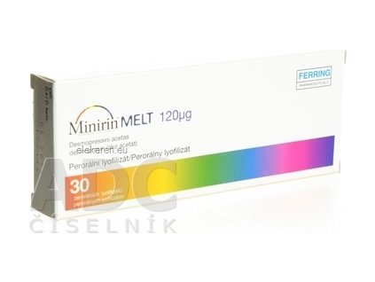 MINIRIN MELT 120 µg - 1x30 ks