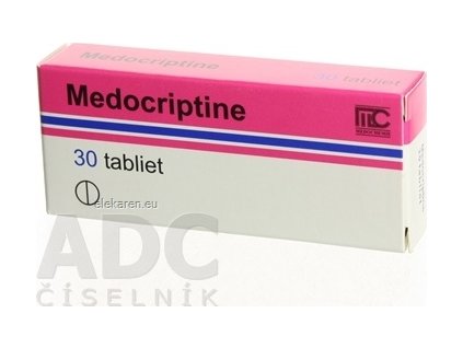 MEDOCRIPTINE 2,5MG TBL 30X2,5MG