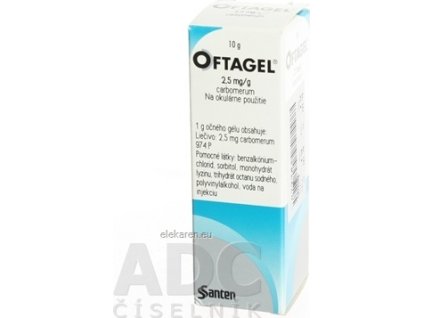 OFTAGEL 2,5 mg/g - 1x10 g