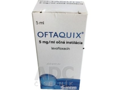 Oftaquix 5 mg/ml očné roztokové kvapky - 1x5 ml