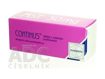 MST CONTINUS 30 mg - 1x60 ks