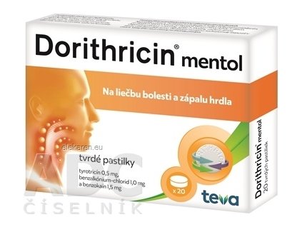 Dorithricin mentol - 1x20 ks