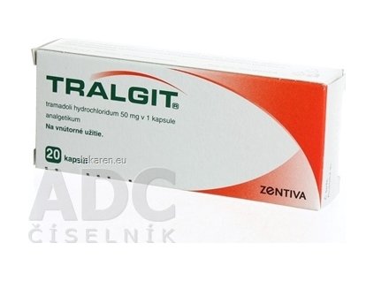 TRALGIT 50 CPS 20X50MG