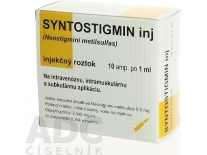 SYNTOSTIGMIN INJ 10X1ML/0.5MG