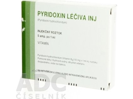 PYRIDOXIN LÉČIVA INJ - 50 mg
