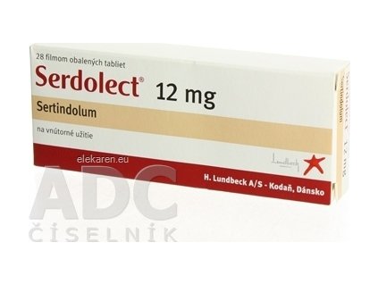 SERDOLECT 12MG TBL FLM 28X12MG