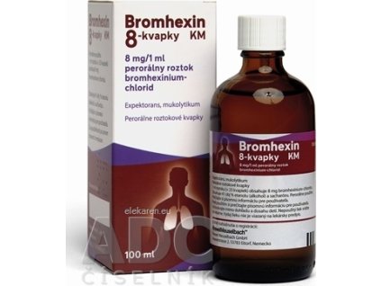 BROMHEXIN 8-KVAPKY KM - 1x100 ml