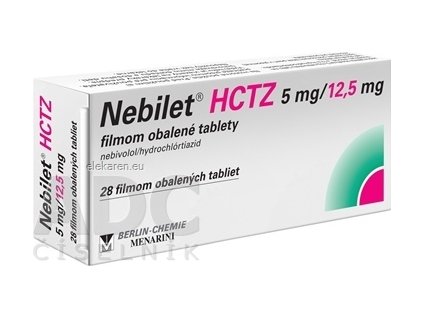 Nebilet HCTZ 5 mg/12,5 mg - 1x28 ks