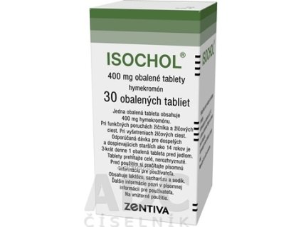 ISOCHOL TBL OBD 30X400MG