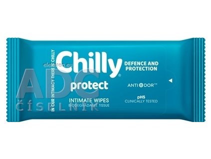 Chilly protect INTIMATE WIPES - 1x12 ks