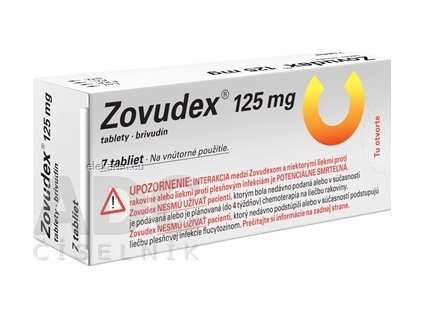ZOVUDEX 125MG TBL 7X125MG
