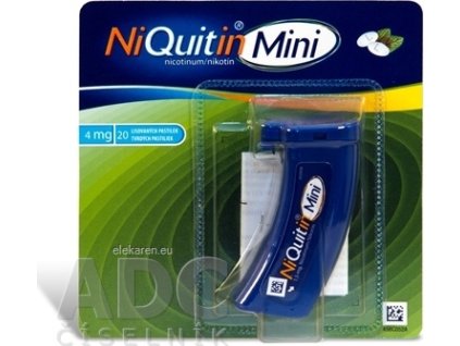 NIQUITIN MINI 4MG PAS ORD 1X20KS