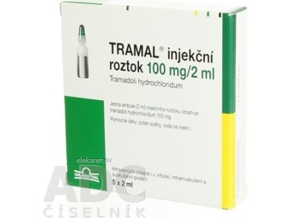 TRAMAL injekčný roztok 100 mg/2 ml - 5x2 ml
