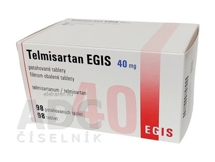 Telmisartan EGIS 40 mg - 1x98 ks