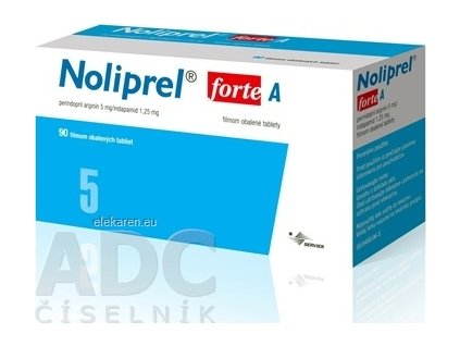 Noliprel forte A - tbl flm 5 mg/1,25 mg (obal PP biely) 3x30 ks (90 ks)