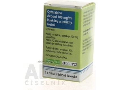 Cytarabine Accord 100 mg/ml injekčný a inf.roztok - 1x10 ml
