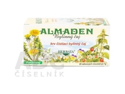 HERBATA ALMADEN - bylinný čaj krv čistiaci 20x1 g (20 g)