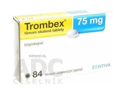 Trombex 75 mg filmom obalené tablety - 1x84 ks