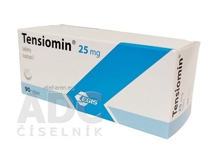 Tensiomin 25 mg - 1x90 ks