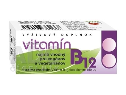 NATURVITA VITAMÍN B12 - 1x60 ks