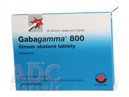 Gabagamma 800 filmom obalené tablety - 1x50 ks