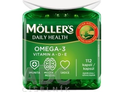 MOLLER´S Omega 3 Daily Health - 1x112 ks