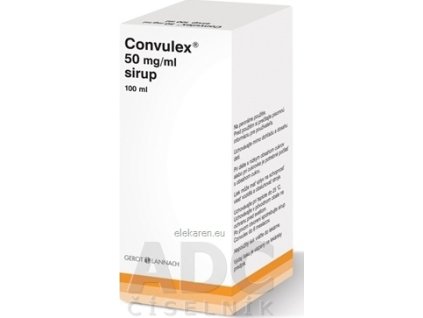 Convulex 50 mg/ml sirup - 1x100 ml