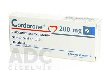 Cordarone 200 mg - 1x30 ks