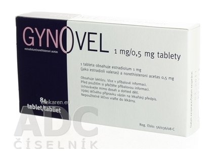 GYNOVEL 1 mg/0,5 mg tablety - 1x84 ks