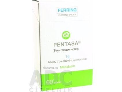 Pentasa Slow release tablets 1 g - 1x60 ks