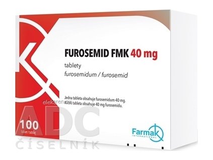 FUROSEMID FMK 40 mg - 1x50 ks