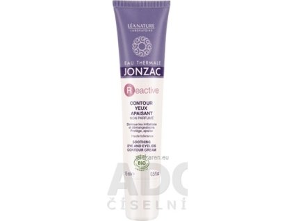 JONZAC Reactive Upokojujúci OČNÝ KRÉM BIO - 1x15 ml