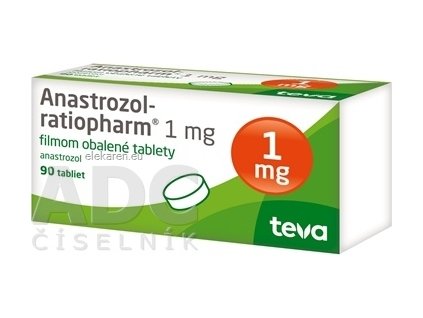 Anastrozol-ratiopharm 1 mg - 1x90 ks