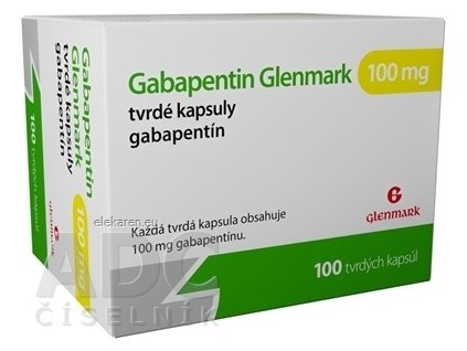 Gabapentin Glenmark 100 mg - 1x100 ks