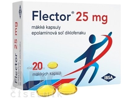 FLECTOR EP 25MG CPS MOL 1X20KS