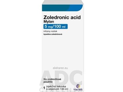 Zoledronic acid Viatris 5 mg/100 ml (Mylan) - 1x100 ml